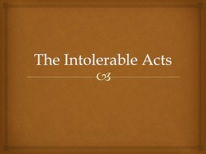 Intolerable Acts.