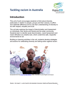 docx of "RightsEd: Tackling racism in Australia"