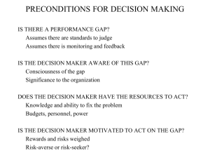 individual decision making