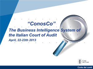 The Business Intelligent System of the Italian Court of Audit