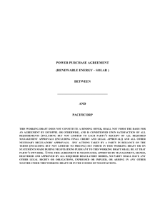 Appendix E-2 - Power Purchase Agreement (PPA)