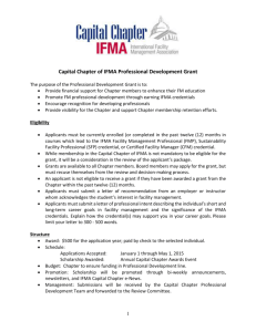 CCIFMA GMU Certificate Program Scholarship