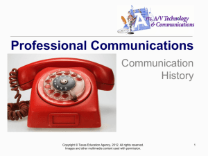 Communication History