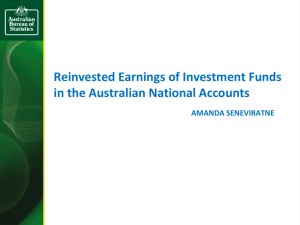 Reinvested Earnings of Investment Funds in the Australian