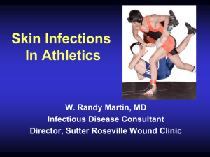 Skin Infections In Athletics - National Wrestling Coaches Association