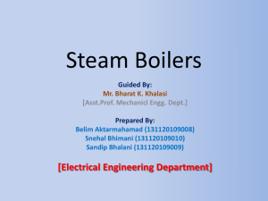 Steam Boilers - GTU e