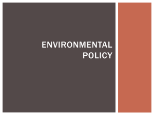Environmental Policy - Valhalla High School