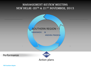 Management Review Meeting New Delhi 18th & 19th