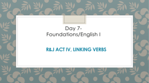 2- Day 7- Foundations_English I Romeo and Juliet