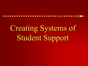 Systems of Student Support