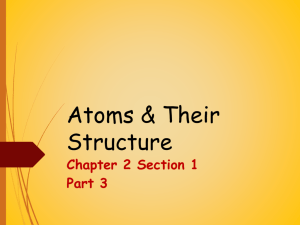 Atoms & Their Structure Part 3