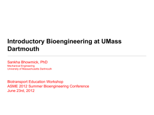 Modified Problem-based Teaching of Biotransport Phenomena