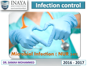 INFECTION control lecture ( 2)