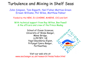 Measurements and models of turbulence in shelf seas