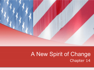 A New Spirit of Change - West Orange