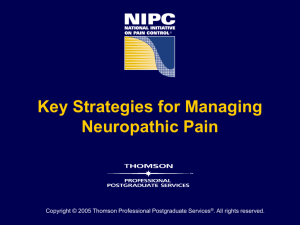 Clinical Advances in Managing Neuropathic Pain