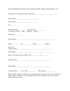 new volunteer application form