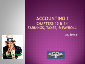 Ch. 19 -- Payroll Accounting - Central Columbia School District