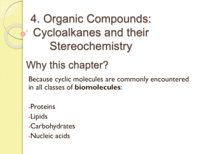 Cycloalkanes - faculty at Chemeketa