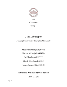 CVE Lab Report - AUS-NGN-GROUP 4