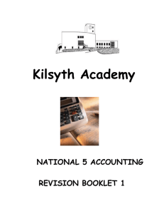 Revision Booklet 1