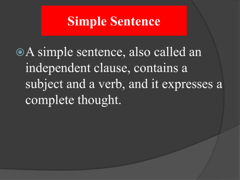 18. Kinds of Sentences 1