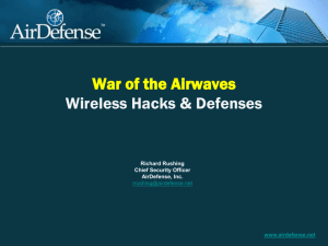 War of the Airwaves Wireless Hacks and Defenses