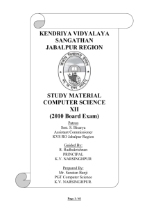 Class XII CS solved Questions