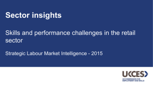 skills and performance challenges in the retail sector: slide
