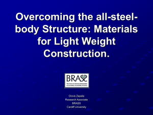 Overcoming the all-steel-body Structure: Materials for Light Weight