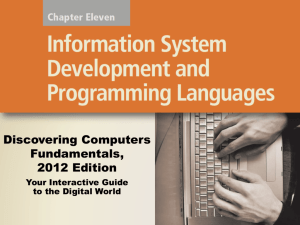 Information System Development and Programming Languages