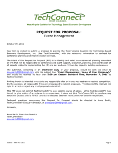2011 RFP for Event Management