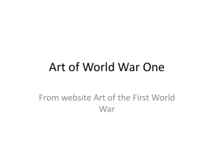 Art of World War One - Great Valley School District