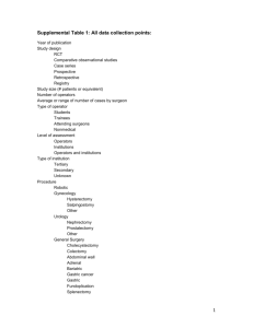 117. Fagotti A, Vizzielli G, Costantini B, et al. Learning curve and