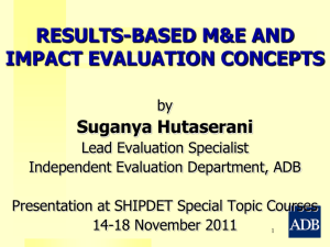 results-based M&E