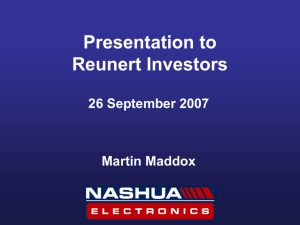 Martin Maddox - Nashua Electronics