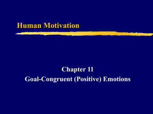 Goal Congruent Emotions