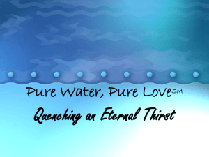 Pure Water, Pure Love