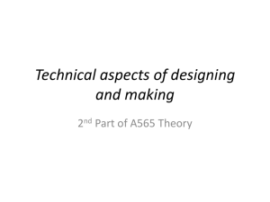 A564 - Technical aspects of designing and making