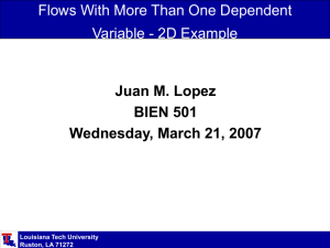Lecture 8 on Rectangular Channel Flow