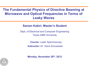 Laser - sibor - Texas A&M University