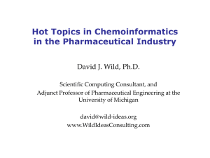 Introduction to Chemoinformatics & Computer