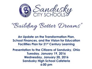 Scenario 4B: Renovate the Current Sandusky High School