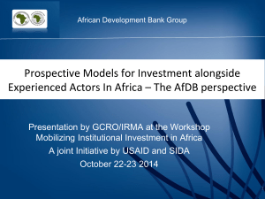 AfDB perspective ppt