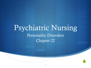 Personality Disorders