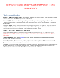 Master Outreach Notice Temporary Positions