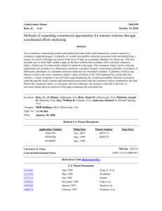 United States Patent 7,818,399 Ross, Jr. , et al. October 19, 2010