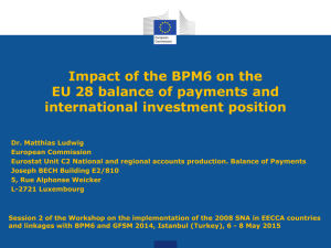 BPM6 - United Nations Economic Commission for Europe