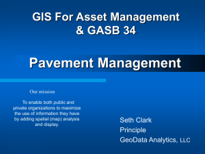 GeoPave© Spatial Pavement Management Viewer