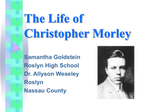 The Life of Christopher Morley